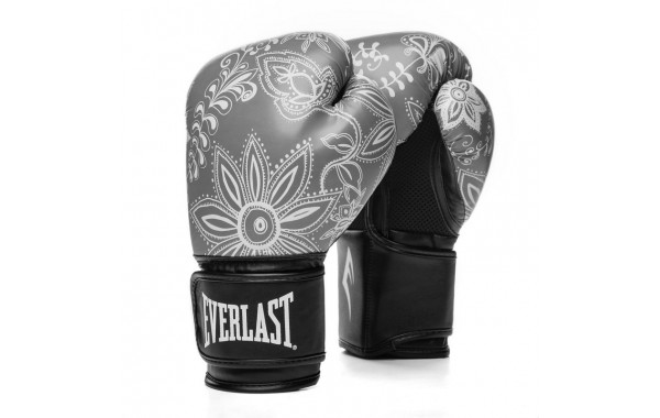 Перчатки тренировочные Everlast Spark 12oz сер. узор 600_380