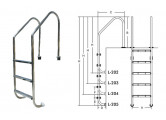 Лестница для бассейнов серии L L205 ПТК Спорт 021-0538
