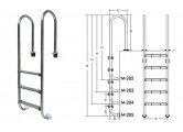 Лестница для бассейнов серии M M202 ПТК Спорт 021-0539