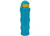Бутылка для воды LIFESTYLE со шнурком, 700 ml., anatomic, прозрачно/морской зеленый КК0161