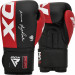 Перчатки тренировочные RDX BGR-F4R-16oz красный\черный 75_75