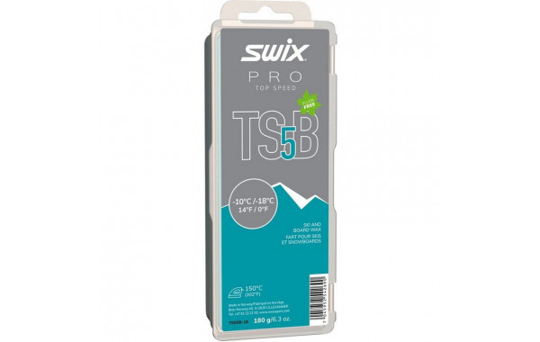 Парафин углеводородный Swix TS5 Black (-10°С -18°С) 180 г TS05B-18 600_380