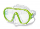 Маска для плавания 8+ Intex Sea Scan Swim Masks 55916 салатовый