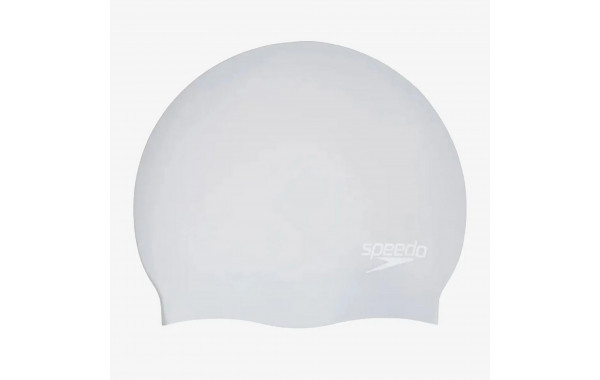 Шапочка для плавания, силикон Speedo Long Hair Cap 8-0616817273 серебристо-серый 600_380