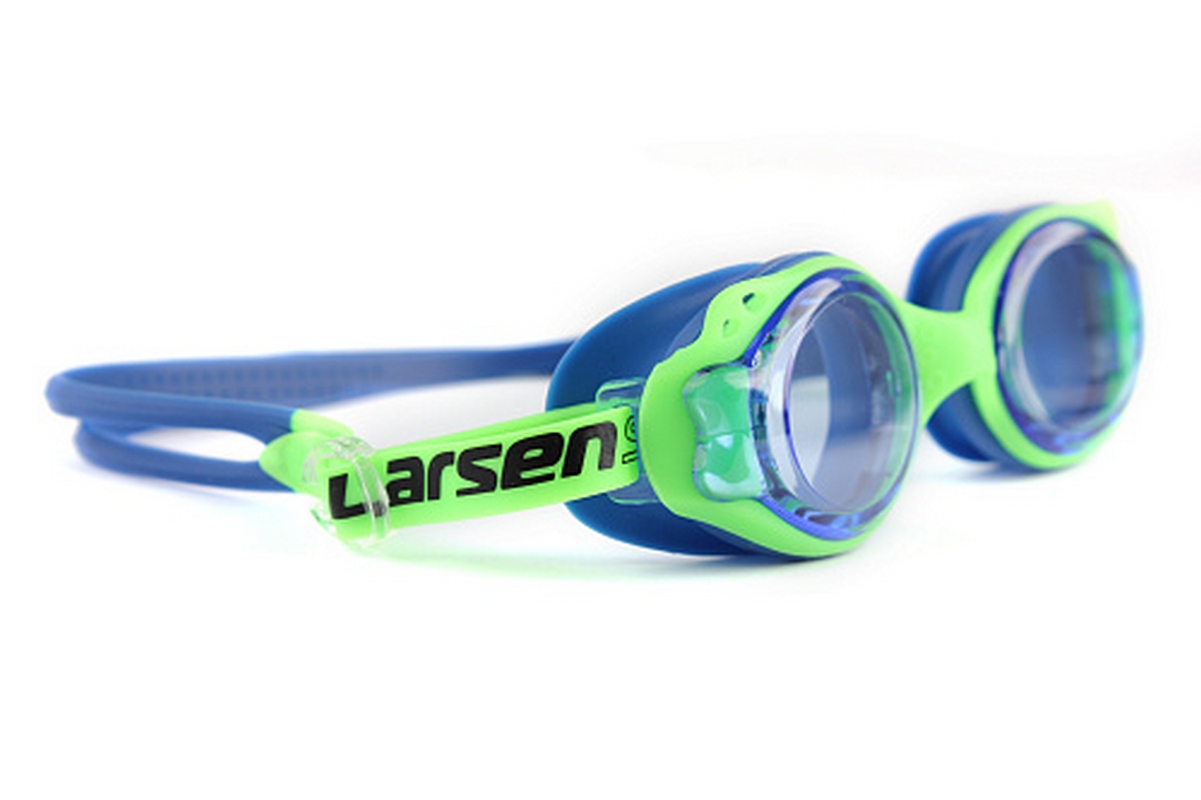 Очки плавательные детские Larsen DS-GG209 green\blue 1201_800