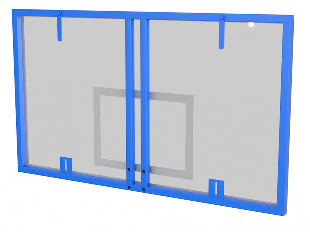 Щит баскетбольный профессиональный Glav из оргстекла толщ. 15 мм 01.201 1067_800