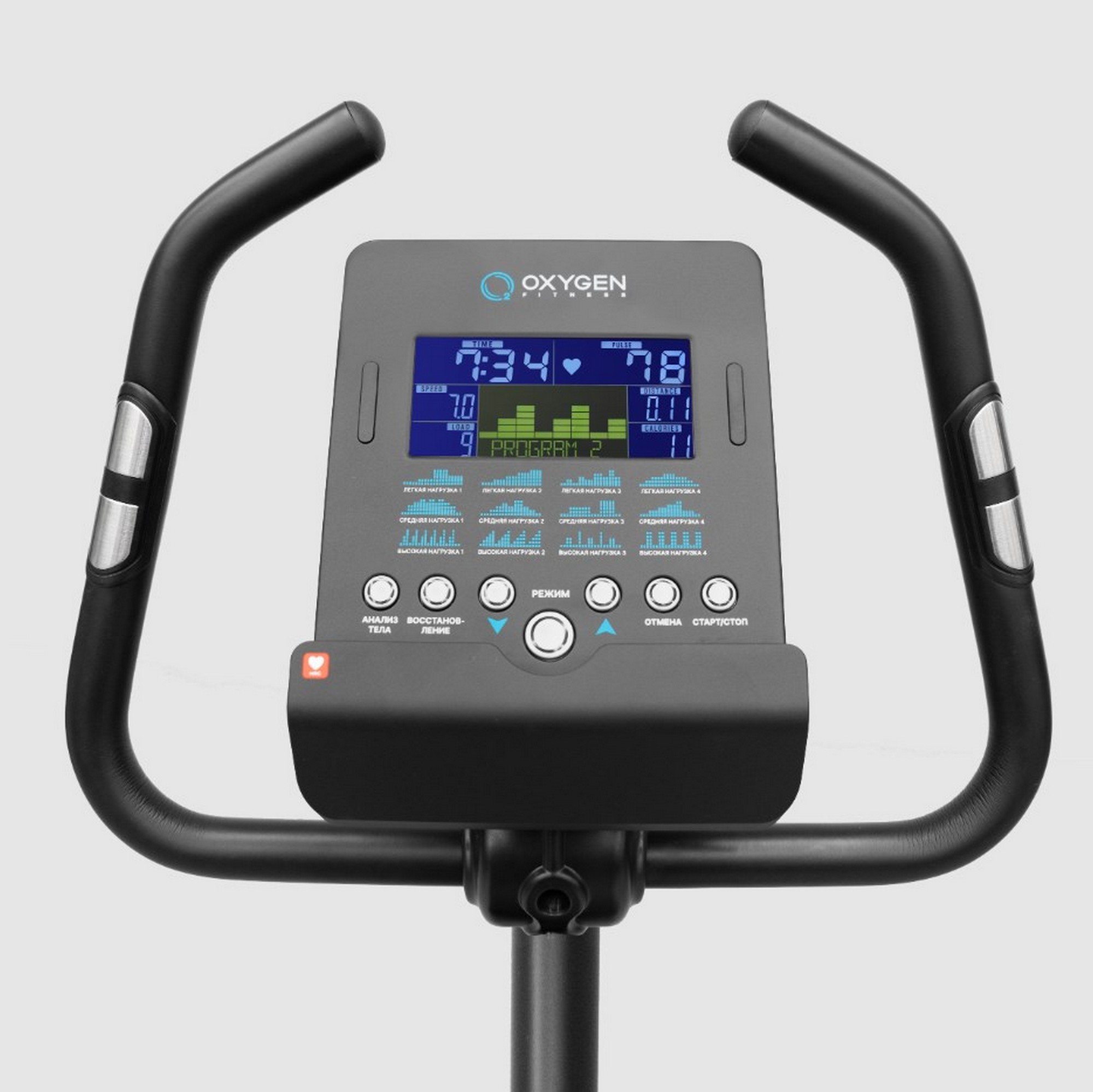 Велотренажер домашний Oxygen Fitness NEXUS GURU UB HRC 2000_1998