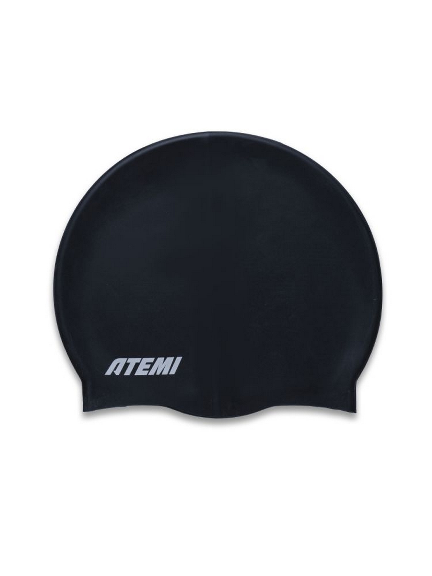 Шапочка для плавания Atemi kids silicone cap Deep black KSC1BK черный 1500_2000