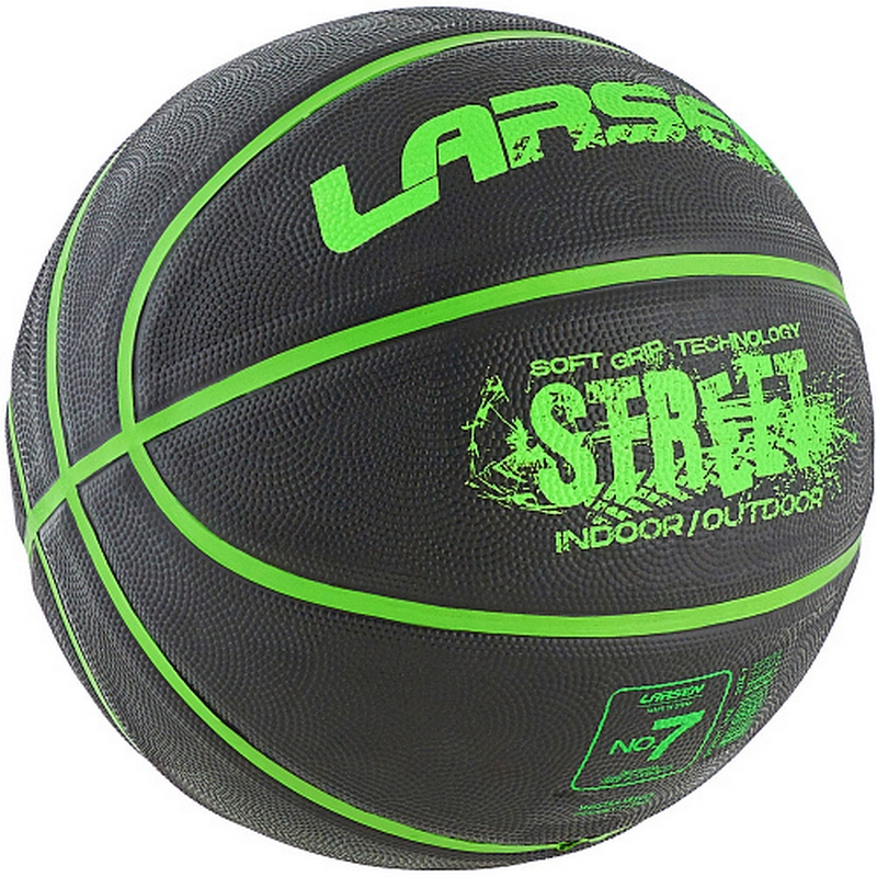 Мяч баскетбольный Larsen Street Lime р.7 800_800