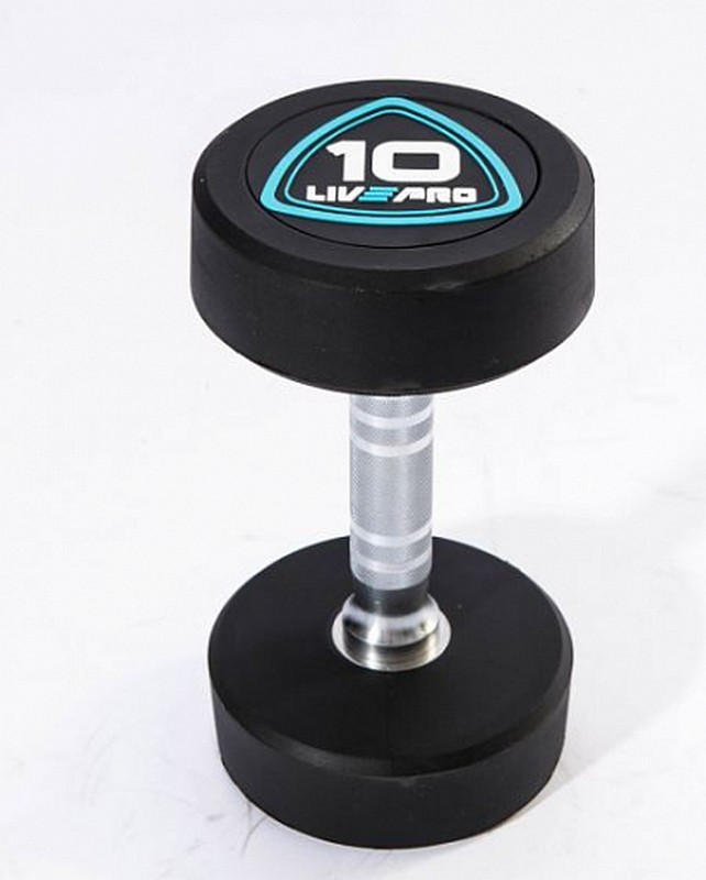 Гантели в уретане 8 кг Live Pro Studio Dumbbells LP8075-08 642_800