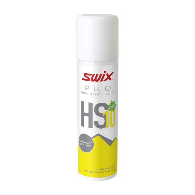 Парафин углеводородный, жидкий Swix HS10 Yellow (+2°С +10°С) 125 ml HS10L-12 800_800