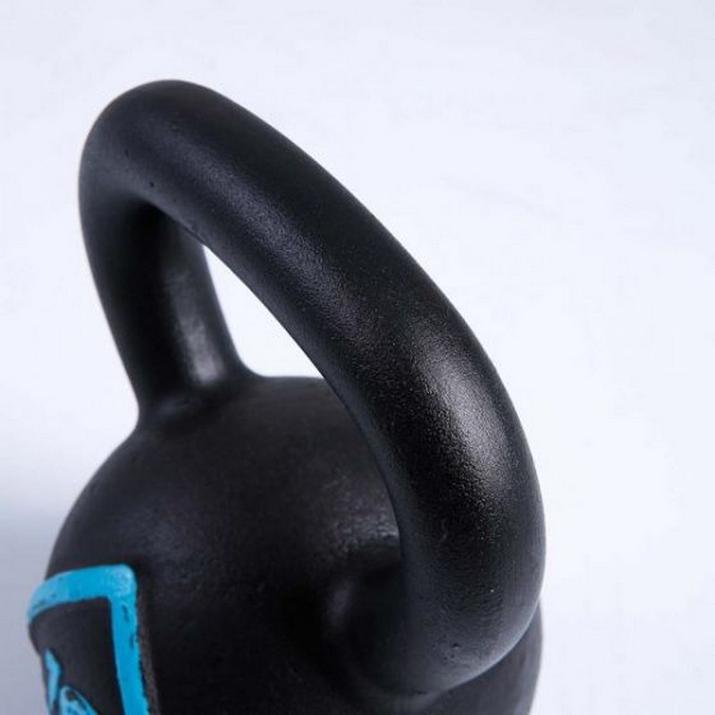 Чугунная гиря 28 кг Live Pro Solid Cast Iron Kettlebell LP8041-28 черный\синий 800_800