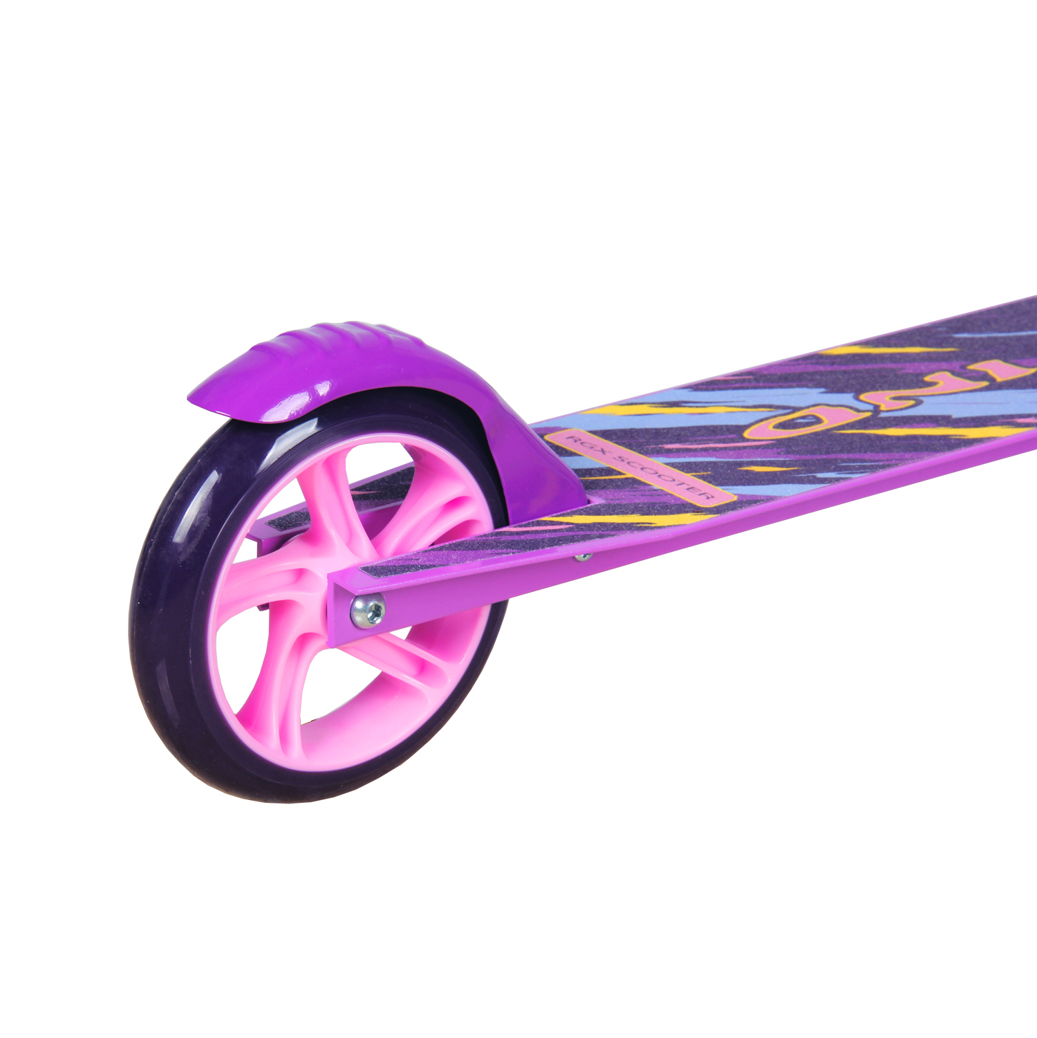 Самокат 145мм RGX WIND violet 1500_1501