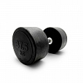 Гантель круглая обрезиненная 37,5кг UnixFit PRO DBRND37_5PBK 120_120