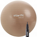 Фитбол d55см Star Fit антивзрыв, 900 гр, с ручным насосом GB-109 персиковый 120_120