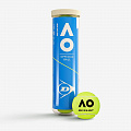 Мячи для большого тенниса,  упаковка 4 шт, ITF Dunlop Australian Open 601602 120_120