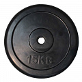 Диск обрезиненный черный Classic D26 15кг Profi-Fit 120_120