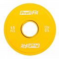 Диск обрезиненный цветной d51мм, 1,5кг Profi-Fit 120_120