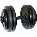 Гантель разборная 52 кг MB Barbell Диски обрезиненные, черный 120_120